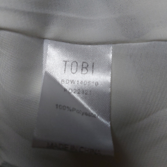 Tobi Floral Racer Back Mini Dress Size M - Picture 7 of 8